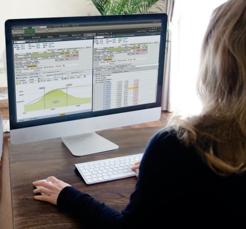 Schwab Trader using the platform